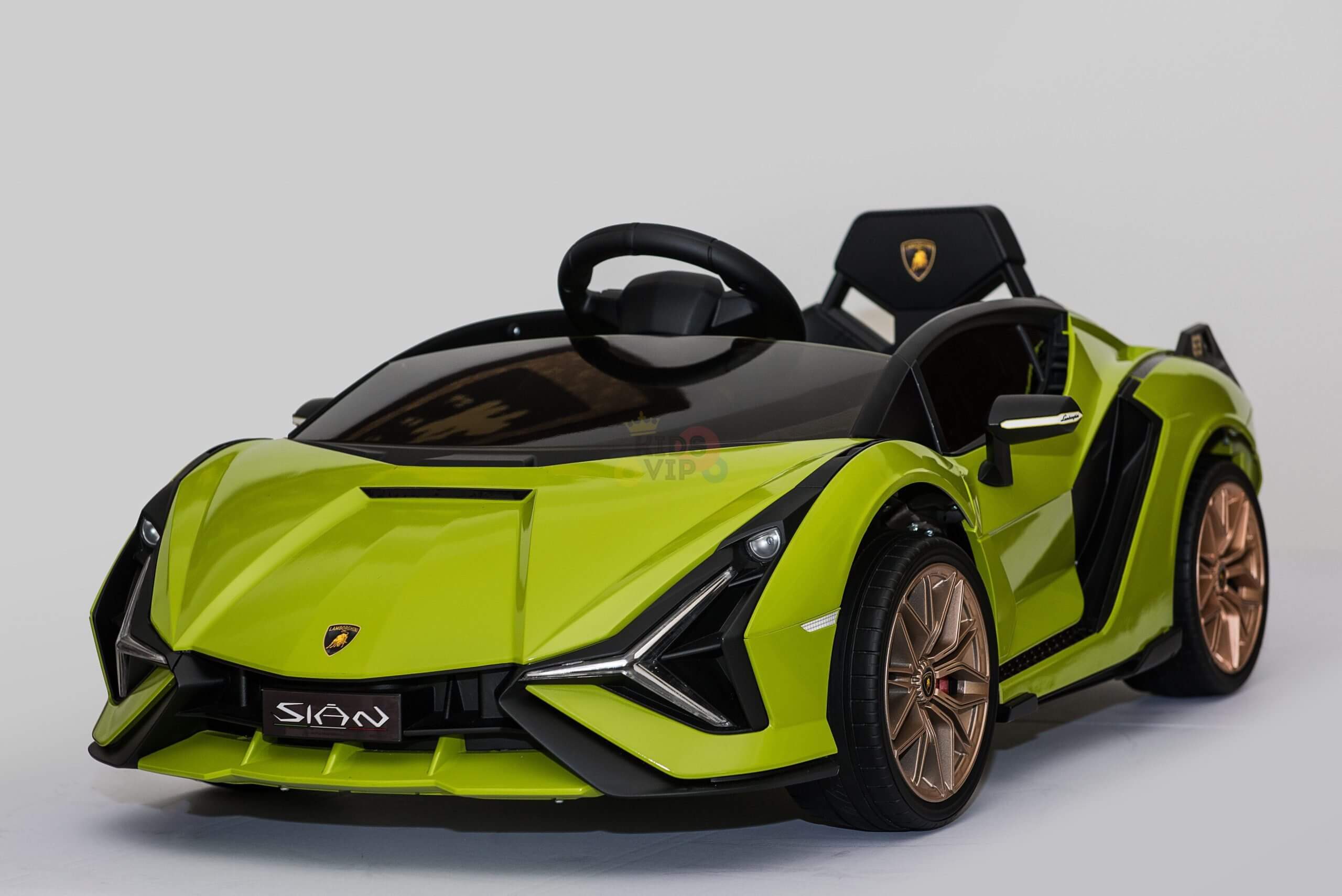 Limited Edition Lamborghini Huracan 1-Seater 12V Toddlers' and Kids' Ride-on Car w/ Rubber Wheels, Leather Seat w/ Seatbelt, Rocking Hydraulics, USB, BT, Parent RC - KIDS VIP image 5