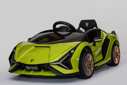 Limited Edition Lamborghini Huracan 1-Seater 12V Toddlers' and Kids' Ride-on Car w/ Rubber Wheels, Leather Seat w/ Seatbelt, Rocking Hydraulics, USB, BT, Parent RC - KIDS VIP image 5