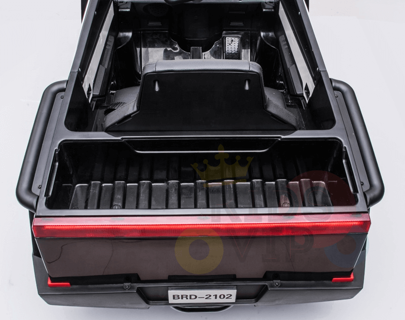 Future Police 12V Ride On Truck, 4x4, Leather Seat, Siren, BT, Rubber Wheels, RC image 8