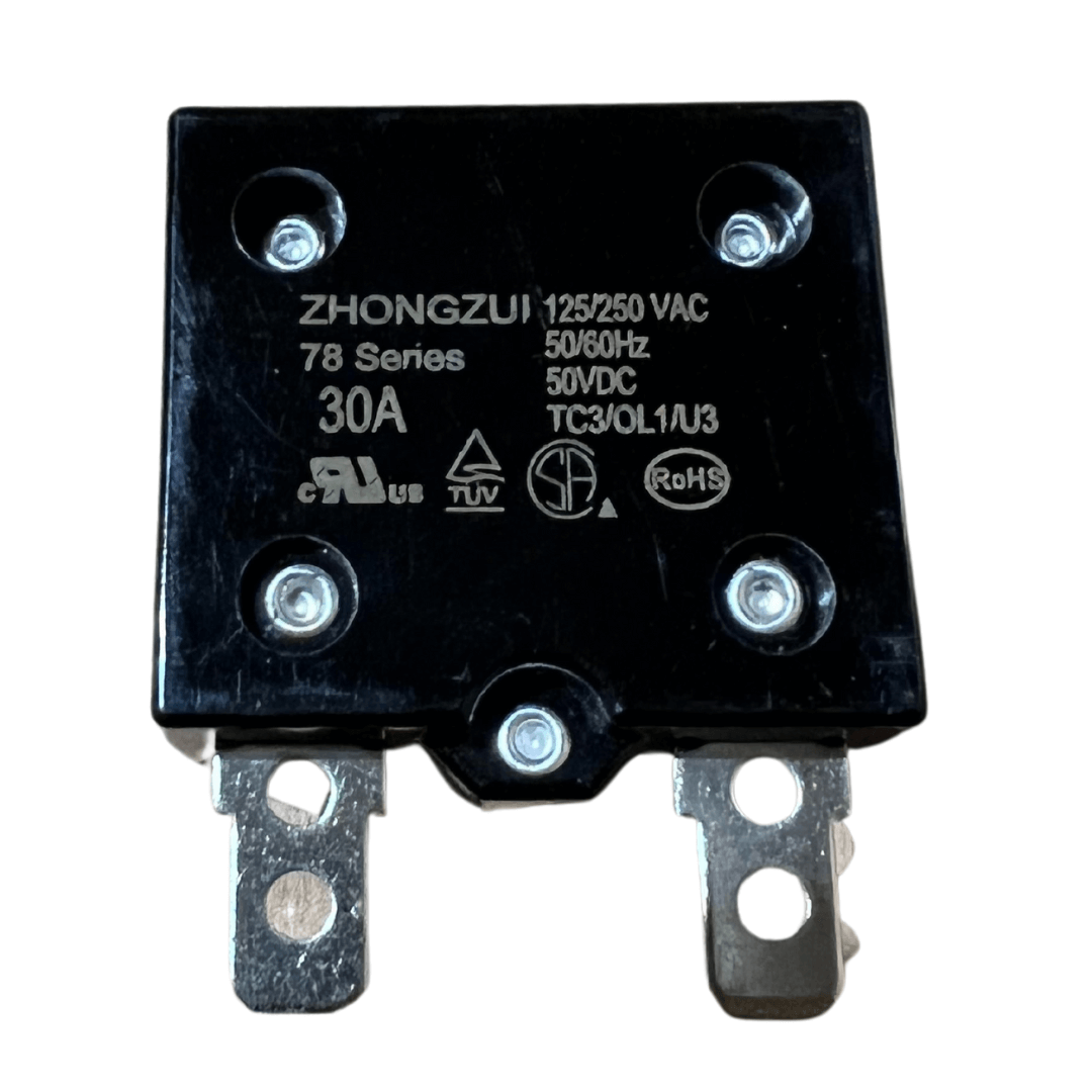30A 125/250VAC 50/60Hz 50VDC Automatic Reset Relay Fuse image 0