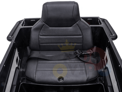 Future Police 12V Ride On Truck, 4x4, Leather Seat, Siren, BT, Rubber Wheels, RC image 6