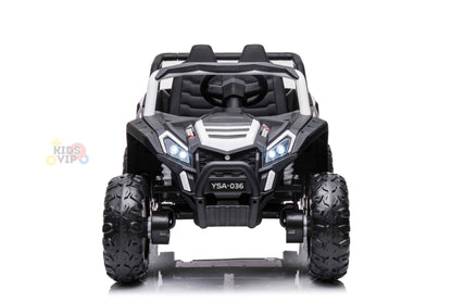Complete Edition Blade Junior 1-Seater 12V Toddlers' and Kids' Ride-on UTV w/ Rubber Wheels, Leather Seat, Lights, MP3, USB, BT, Parent RC - KIDS VIP image 6