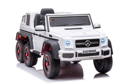 12V Complete Edition 6X6/6WD Mercedes Benz AMG G63 Ride-on Truck, EVA Wheels, Leather Seat, RC image 8