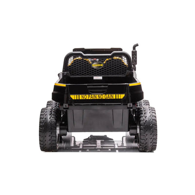 6-Wheeler 24V 2-Seater Ride-on Tractor Trailer with Dump Cart and Parental Remote