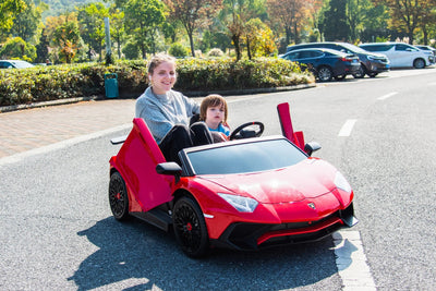 Officially Licensed Lamborghini Aventador 24V 2-Seater Ride-On Car
