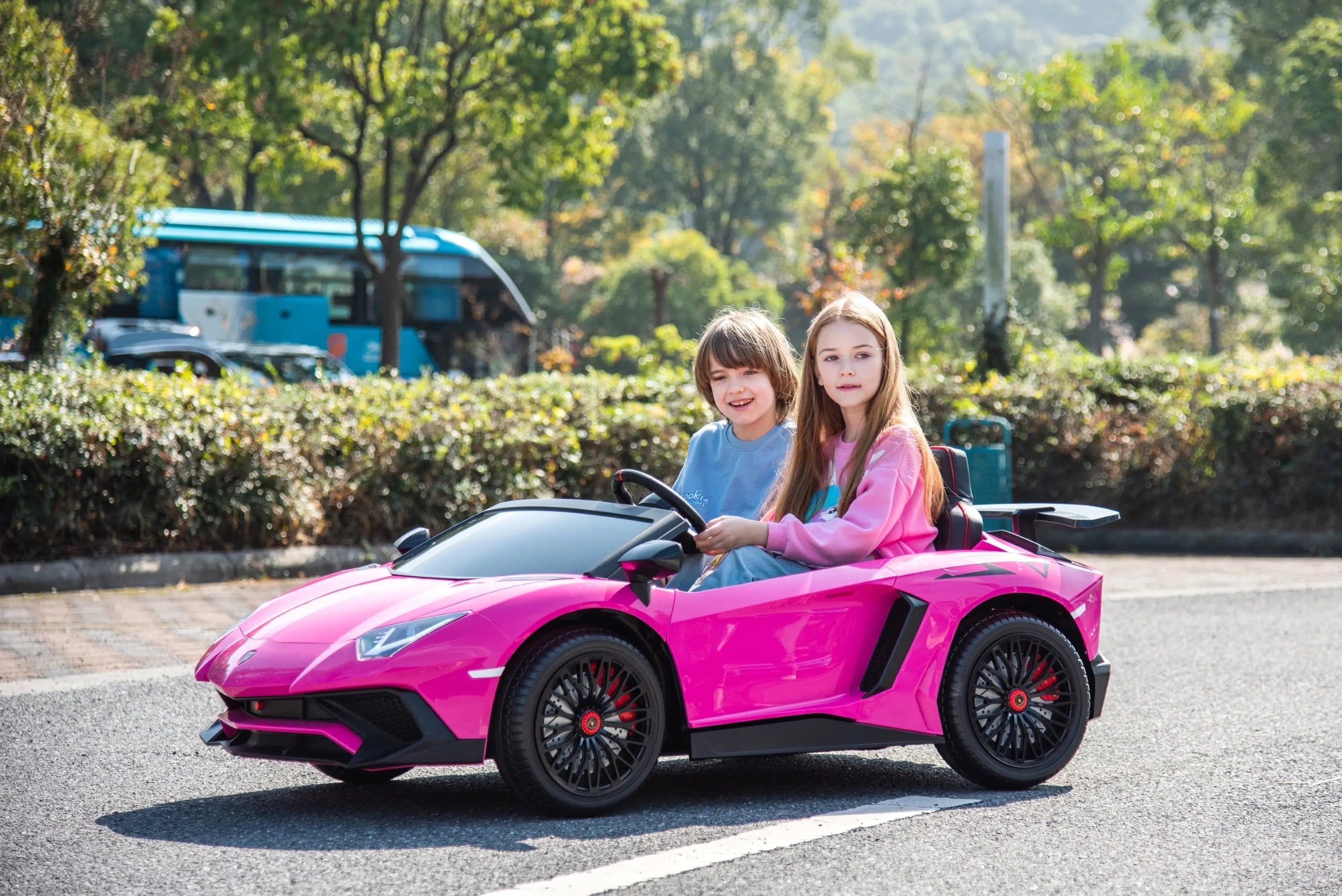 Officially Licensed Lamborghini Aventador 24V 2-Seater Ride-On