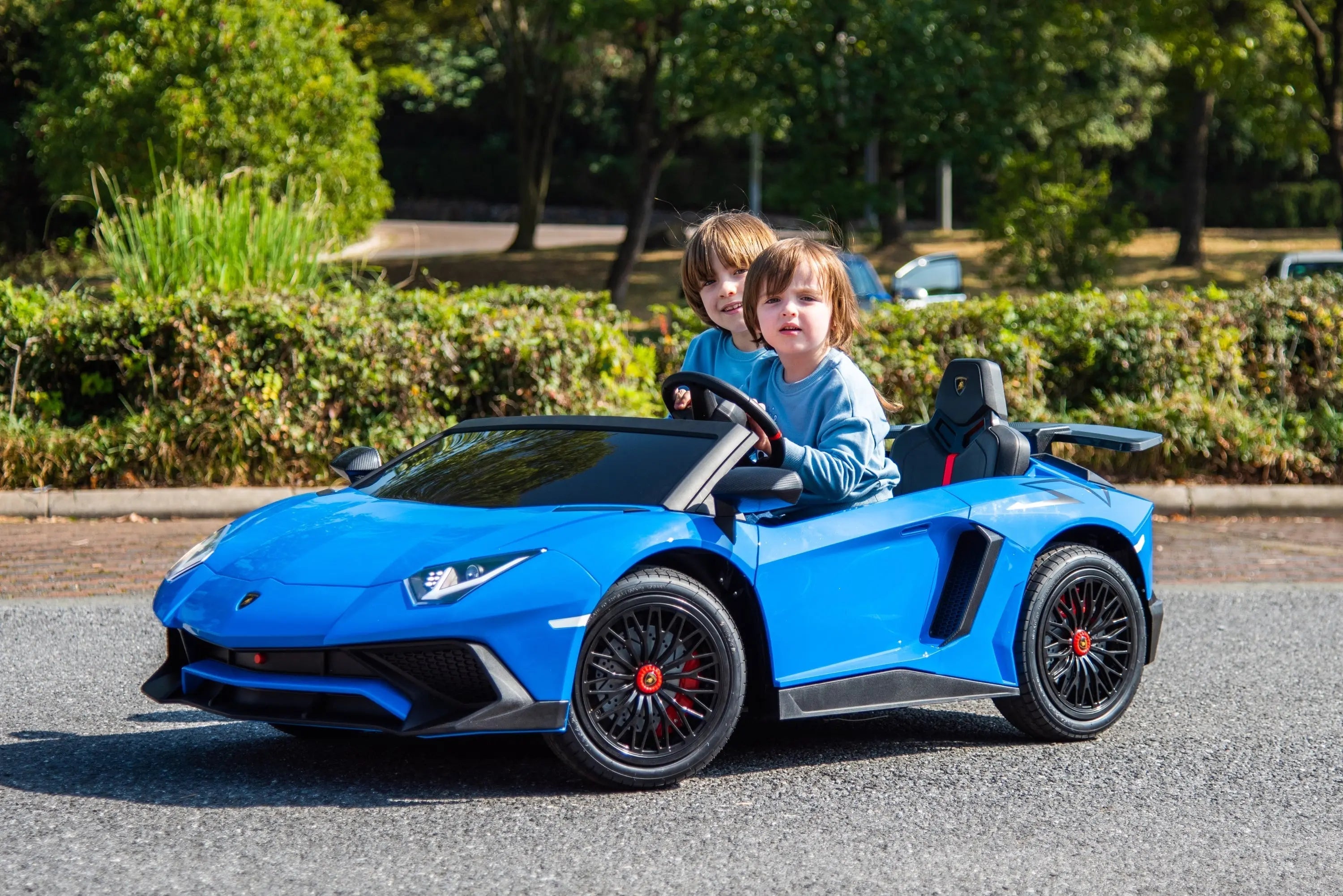 Officially Licensed Lamborghini Aventador 24V 2-Seater Ride-On Car
