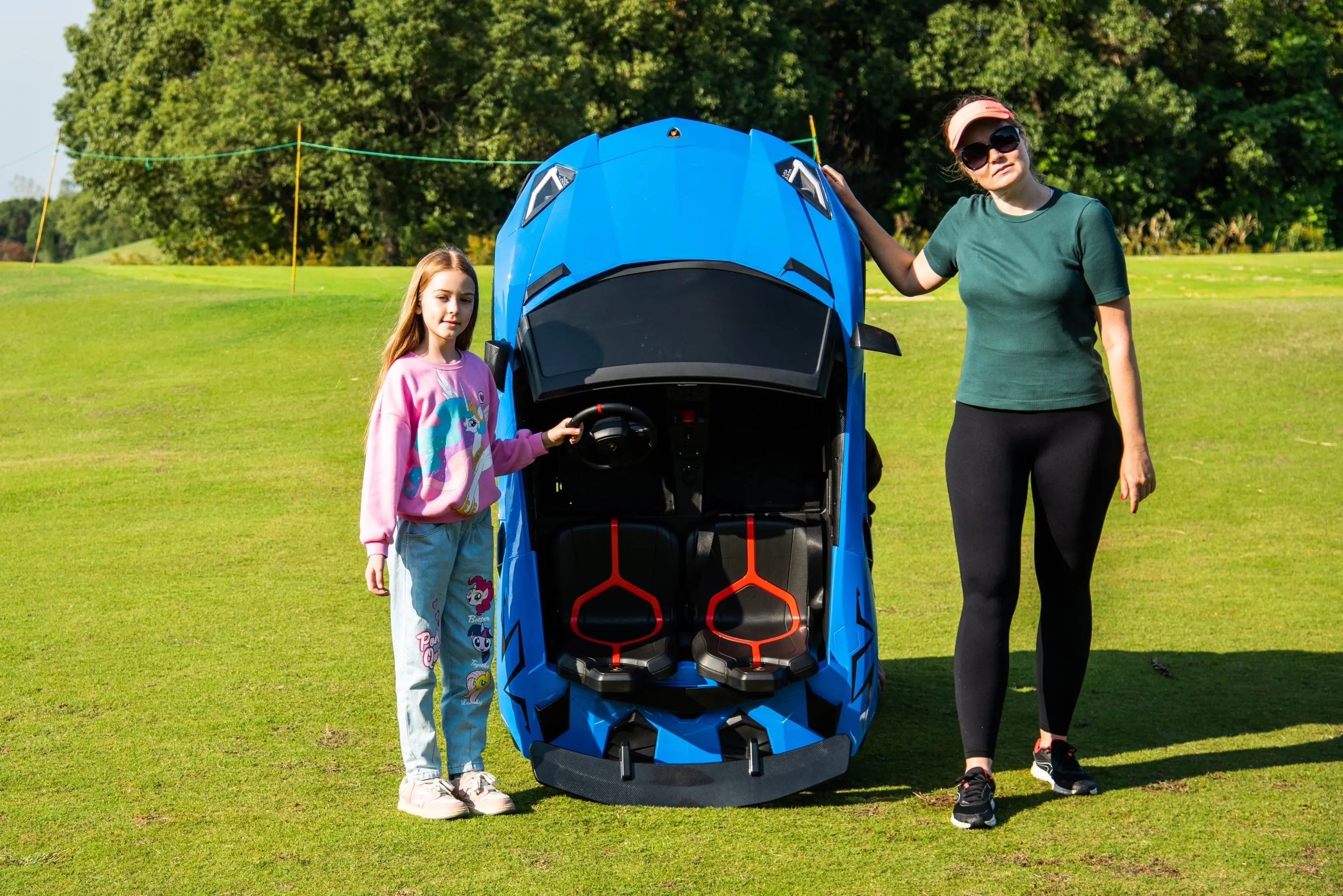 Officially Licensed Lamborghini Aventador 24V 2-Seater Ride-On Car