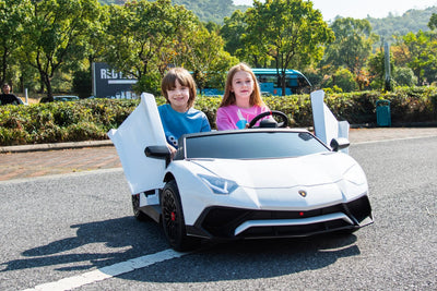 Officially Licensed Lamborghini Aventador 24V 2-Seater Ride-On Car