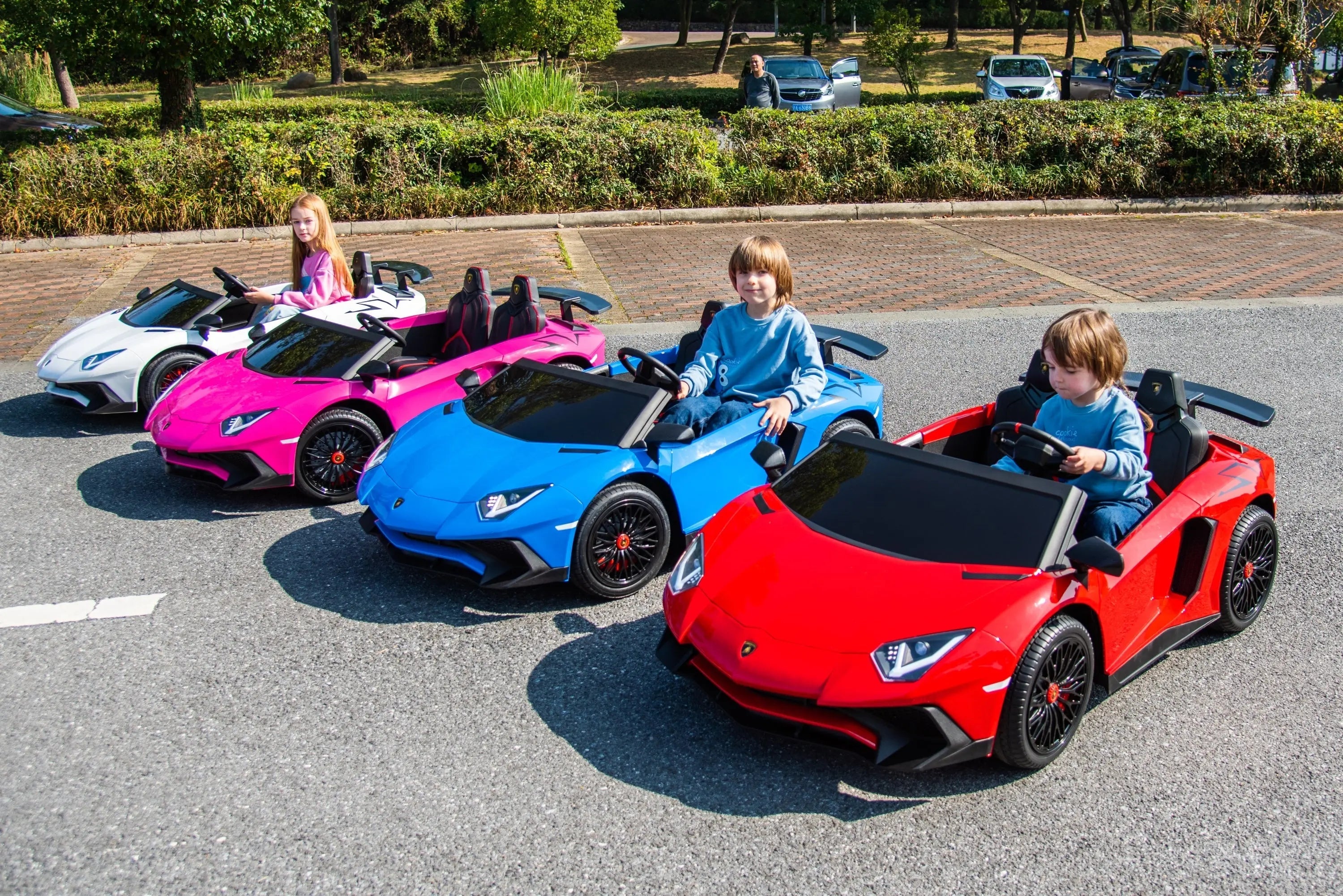 Officially Licensed Lamborghini Aventador 24V 2-Seater Ride-On Car