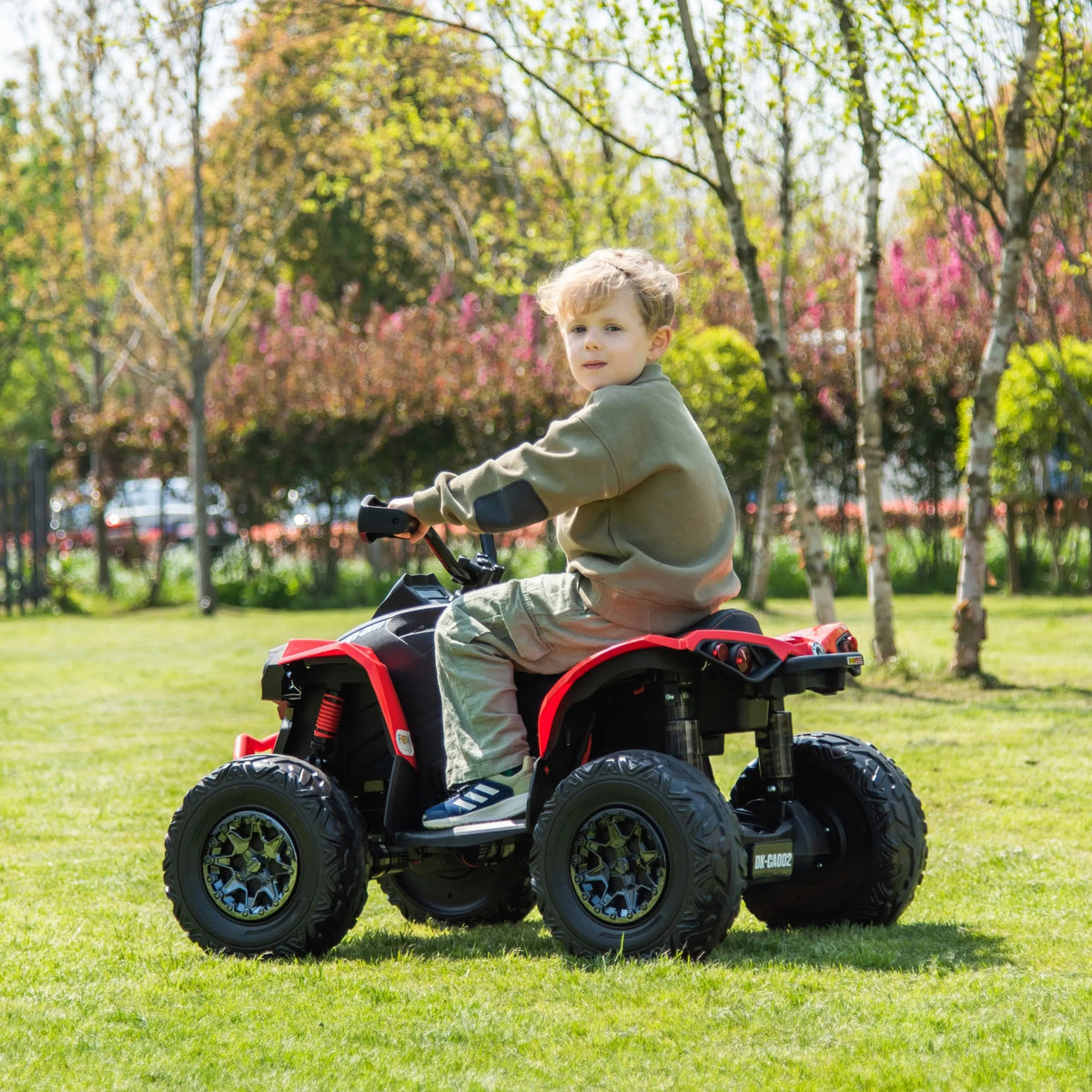 Red Officially Licensed Can-Am Renegade 24V Kids Ride-On ATV