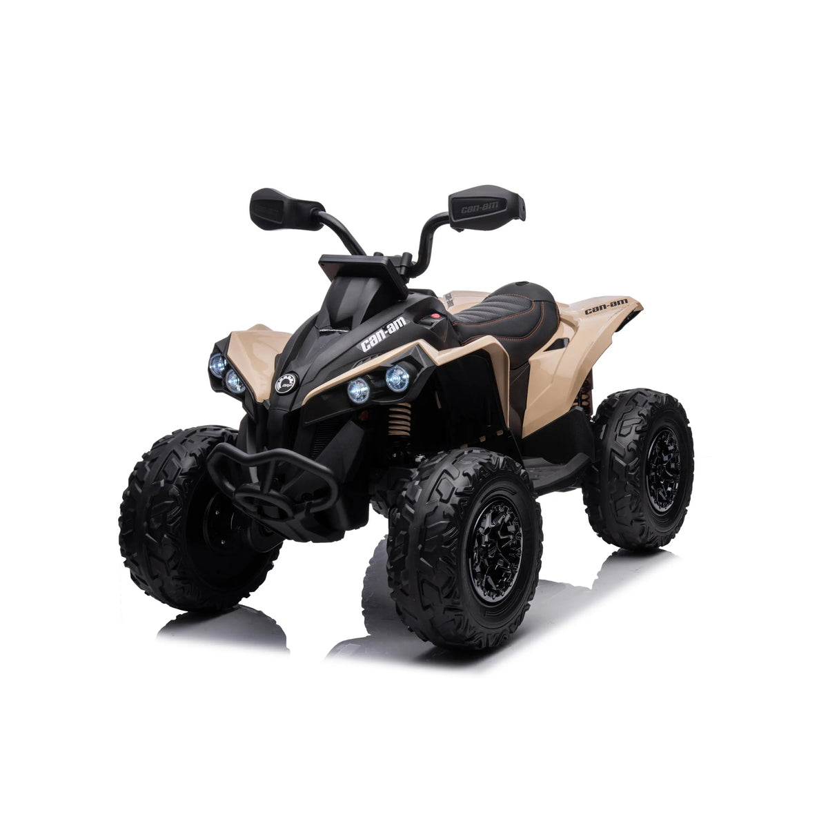 Beige Officially Licensed Can-Am Renegade 24V Kids Ride-On ATV