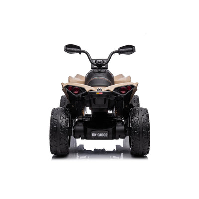 Beige Officially Licensed Can-Am Renegade 24V Kids Ride-On ATV
