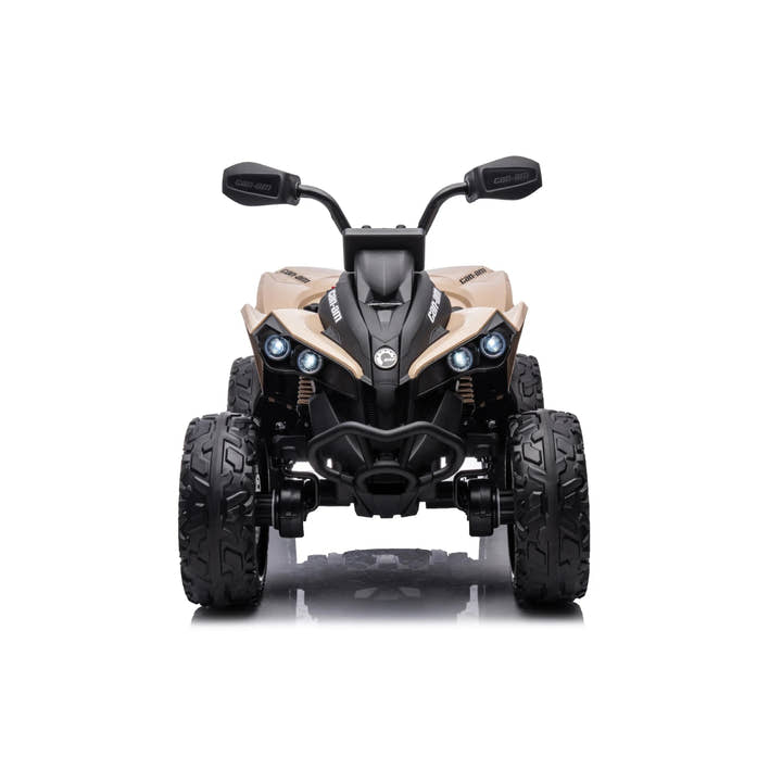 Beige Officially Licensed Can-Am Renegade 24V Kids Ride-On ATV