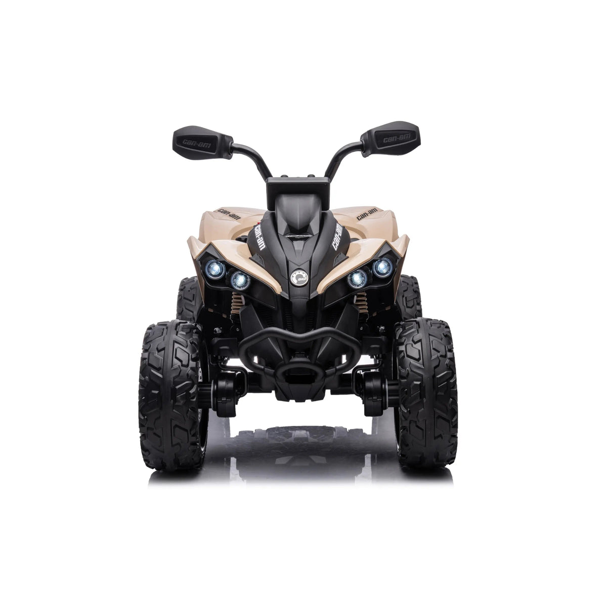 Beige Officially Licensed Can-Am Renegade 24V Kids Ride-On ATV