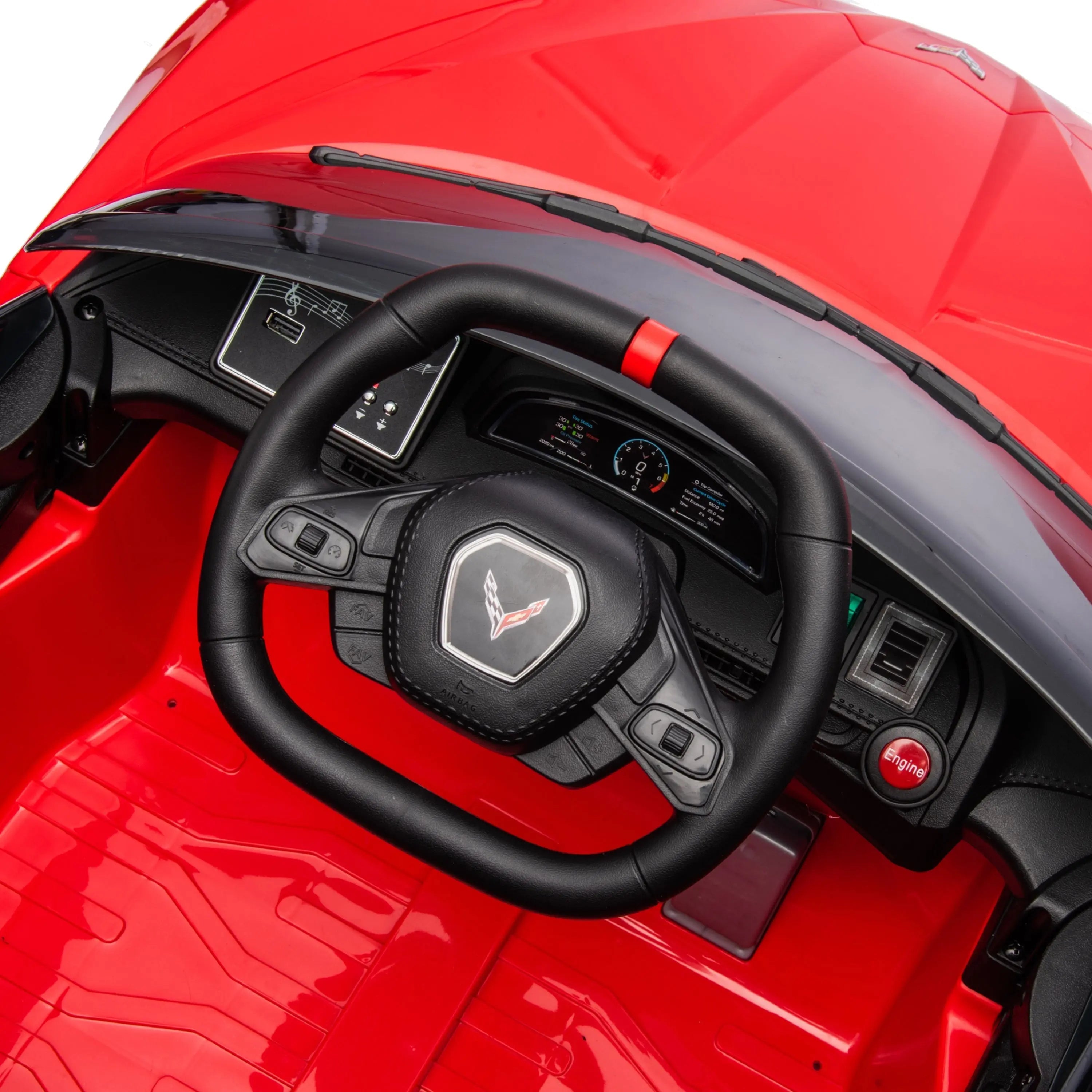 Chevrolet Corvette C8 12V 1-Seater Ride-On Car