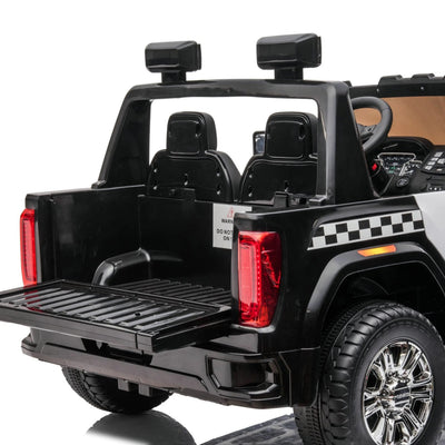GMC Sierra Denali 24V 2-Seater Ride-On Police Truck
