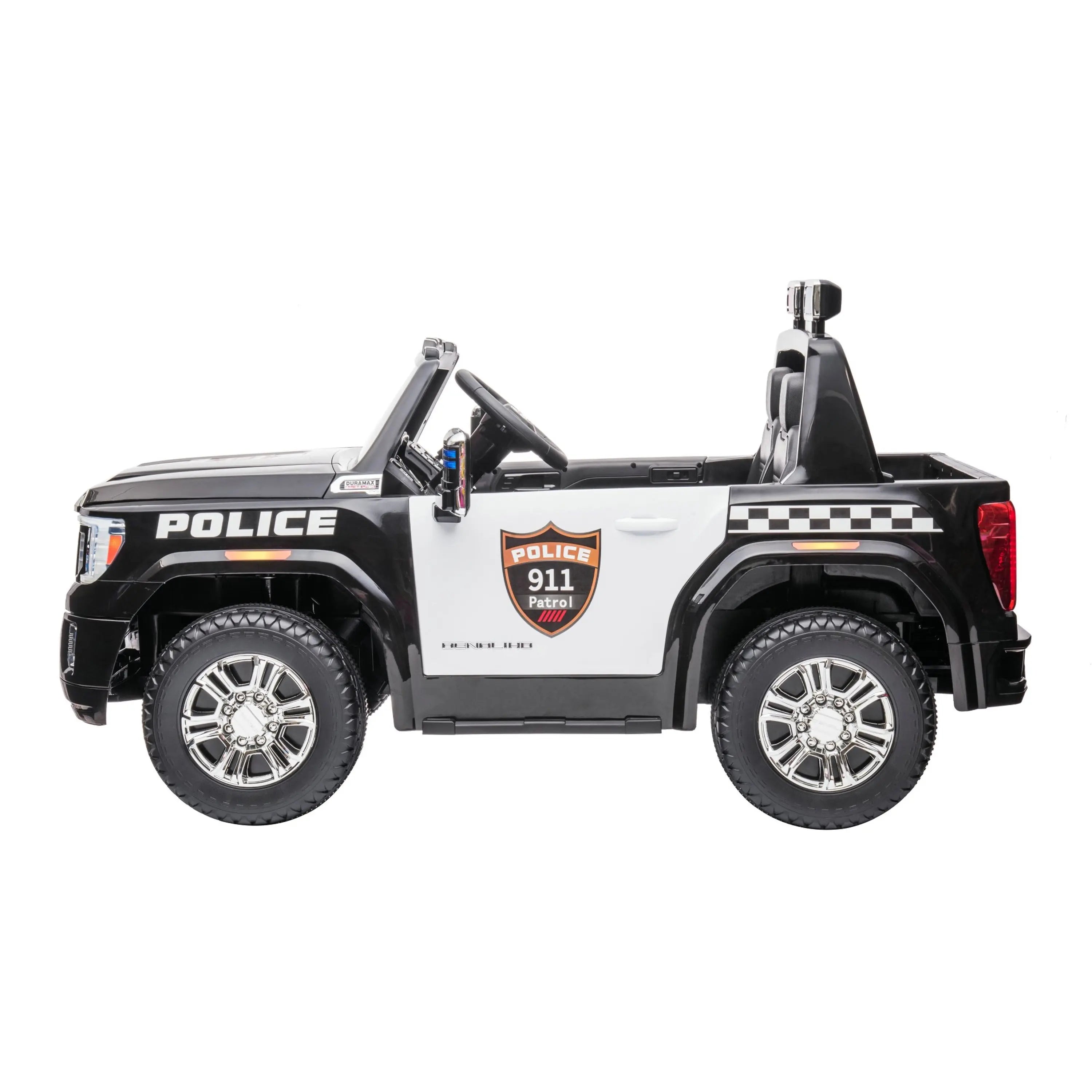 GMC Sierra Denali 24V 2-Seater Ride-On Police Truck
