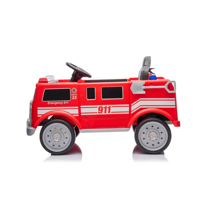 12V Fire Truck Edition Ride-On for Toddlers