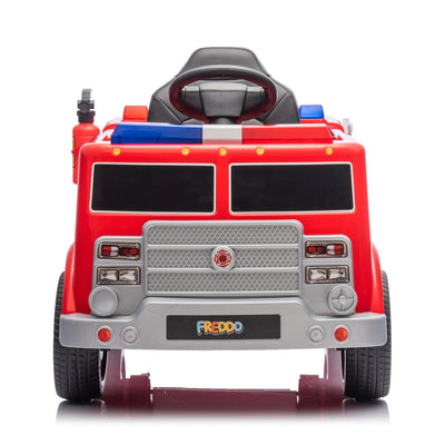 12V Fire Truck Edition Ride-On for Toddlers