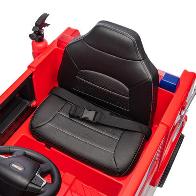 12V Fire Truck Edition Ride-On for Toddlers