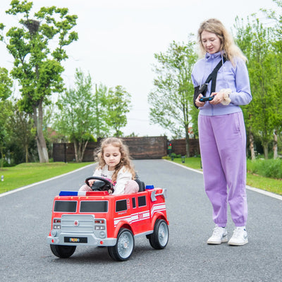 12V Fire Truck Edition Ride-On for Toddlers