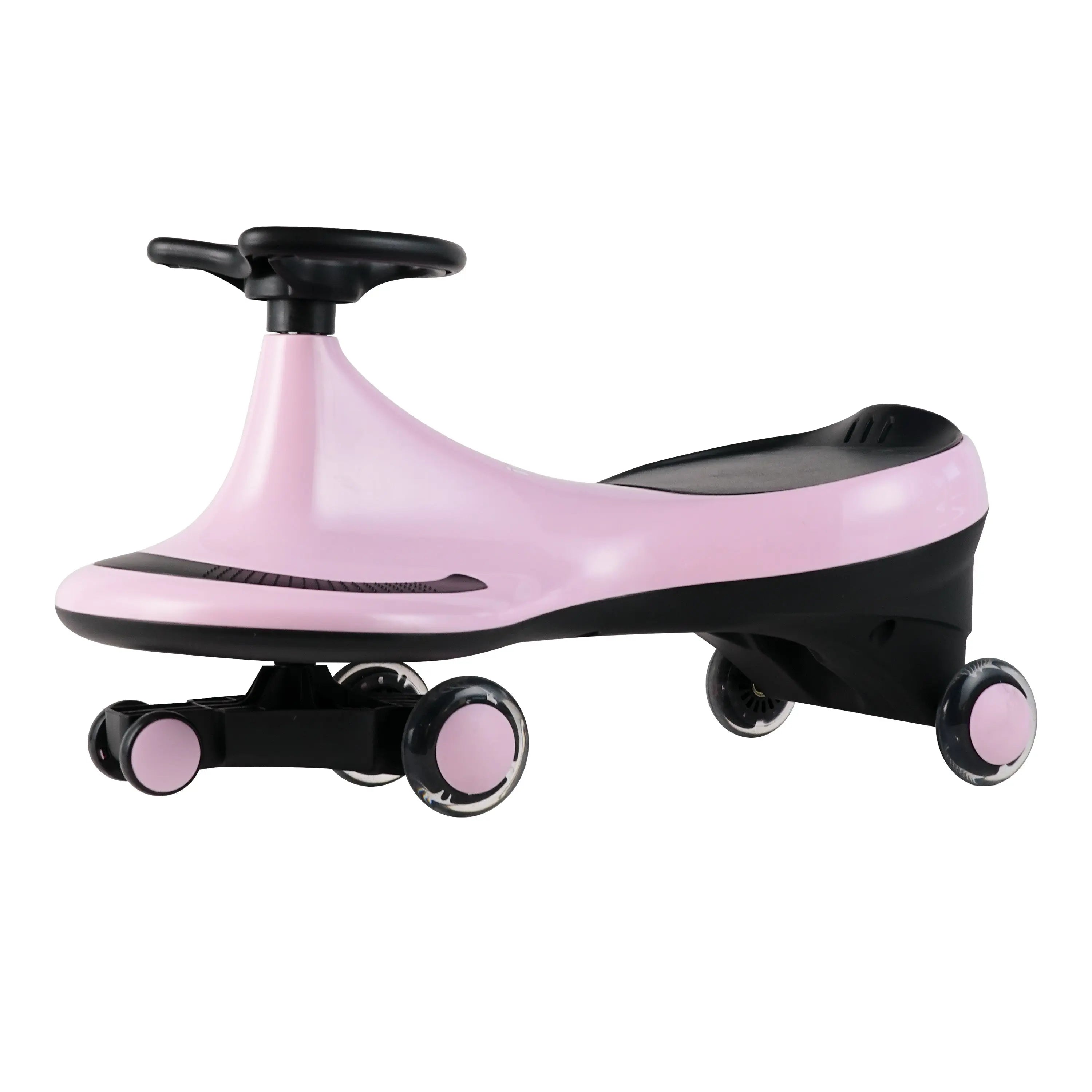 Kids Swing Car with Flashing Wheels