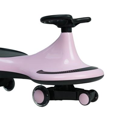 Kids Swing Car with Flashing Wheels
