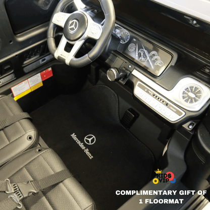 Exclusive White Mercedes Benz G Series 2-Seater 24V Kids Ride-on Truck, EVA Wheels, Leather Seats, Light-up Logo, 4WD, BT, RC image 16