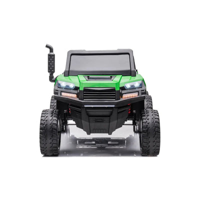 6-Wheeler 24V 2-Seater Ride-on Tractor Trailer with Dump Cart and Parental Remote
