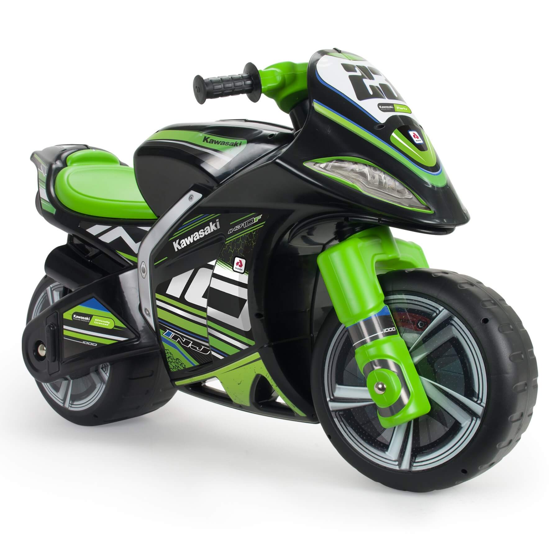 INJUSA | Kawasaki Balance Bike | Licensed Winner Edition image 3