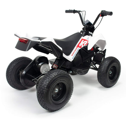 KIDSVIP INJUSA 24V X-Treme Zero Edition Ride On Quad/ATV for Kids, Rubber Wheels image 7