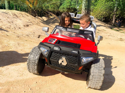 INJUSA Monster Truck 2-Seater Lifted Progressive 24V Ride-on Truck With XL Rubber Tires - NO PARENT REMOTE CONTROL image 7