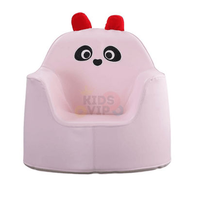 Kids and Toddlers Cozy Soft Sofa/Chair Panda Edition - Pink image 0