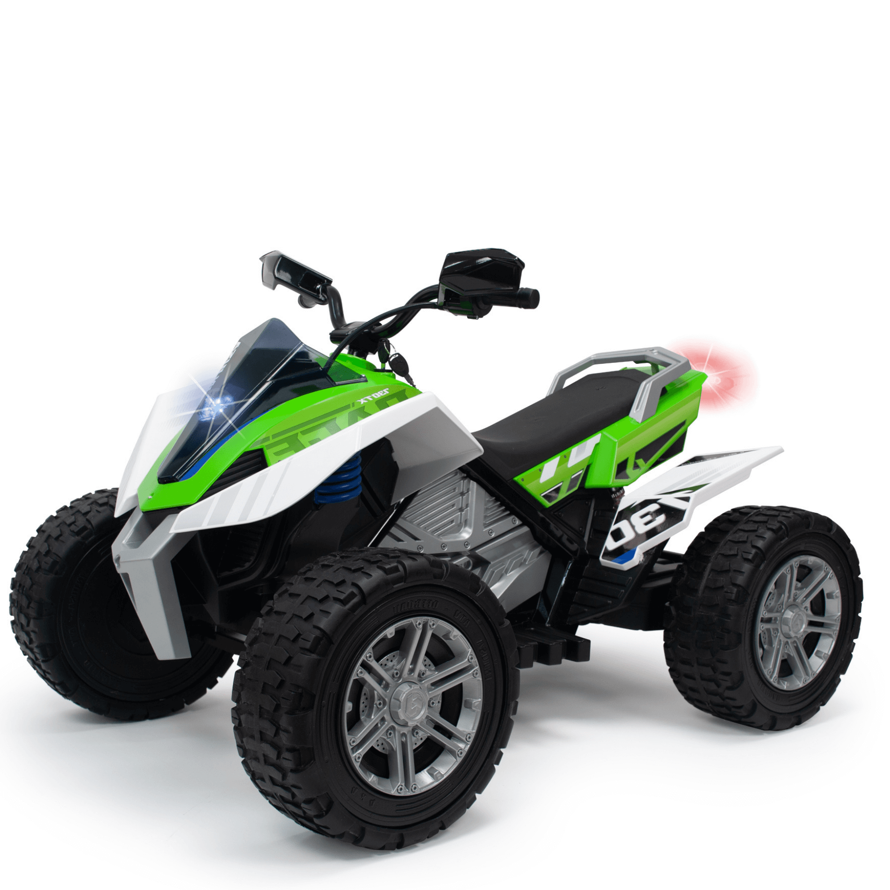 INJUSA XXL Rage Edition 24V Kids Powered Quad /ATV With Rubber Wheels - 11Km/ Hr image 12