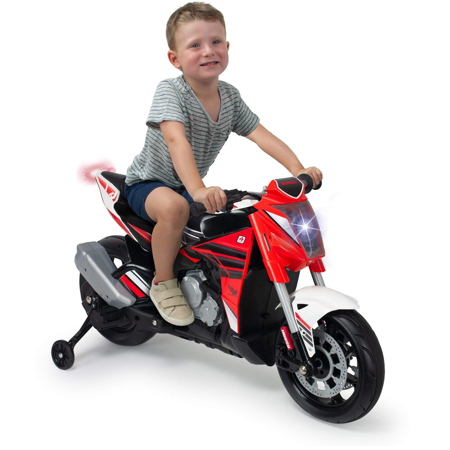 INJUSA | Honda Naked Edition 12V Motorcycle | Removable, Rear Stabilizing Wheels image 3
