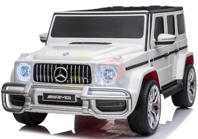 KidsVip Exclusive Mercedes Benz G Series 2-Seater 24V Kids Ride-on Truck, Eva Wheels, Leather Seats, Light-up Logo, 4WD,BT, RC +Assembly and 2 Years Warranty image 9