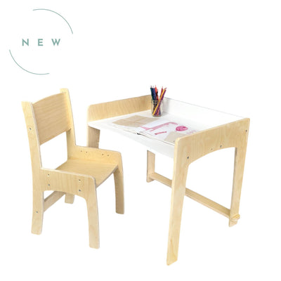 LUMEN - Big Kid Desk & Chair | Adjustable Height Study Table.
