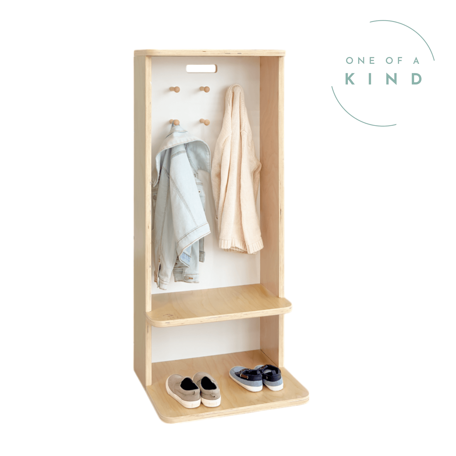 MANGO - Montessori Cubby Coat Rack.