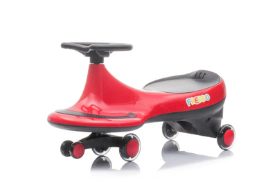 Kids Swing Car with Flashing Wheels