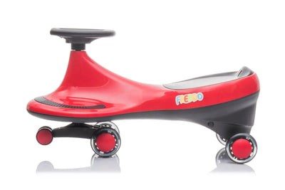 Kids Swing Car with Flashing Wheels