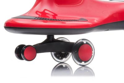 Kids Swing Car with Flashing Wheels