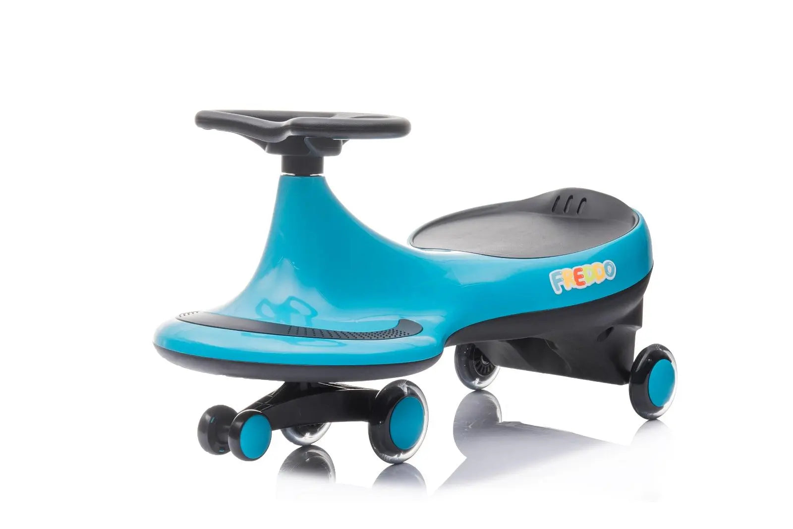 Kids Swing Car with Flashing Wheels
