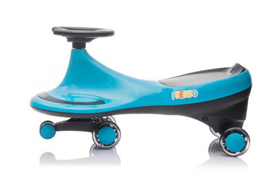 Kids Swing Car with Flashing Wheels