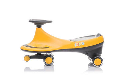 Kids Swing Car with Flashing Wheels