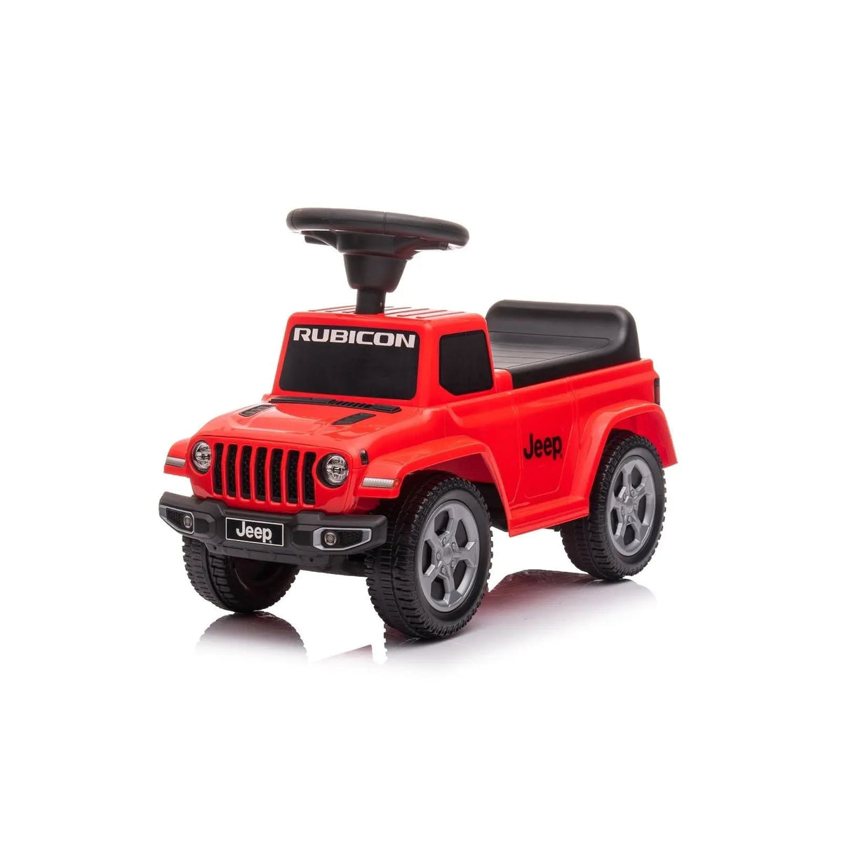 Red Jeep Rubicon Foot to Floor Ride-On for Toddlers