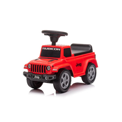 Red Jeep Rubicon Foot to Floor Ride-On for Toddlers
