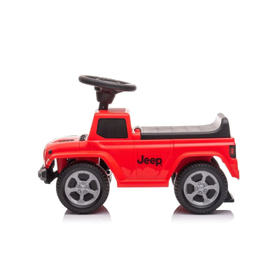 Red Jeep Rubicon Foot to Floor Ride-On for Toddlers