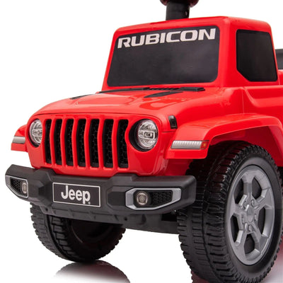 Red Jeep Rubicon Foot to Floor Ride-On for Toddlers