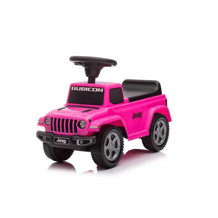 Pink Jeep Rubicon Foot to Floor Ride-On for Toddlers